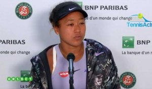 Roland-Garros 2019 - Naomi Osaka : "Le fait que j'ai perdu est probablement ce qui pouvait m'arriver de mieux"