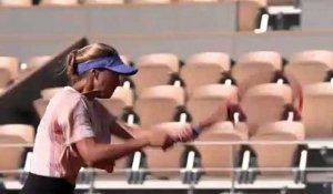 Roland-Garros 2020 - Genie est à Paris ! Eugenie Bouchard sur le nouveau Central  de Roland-Garros !