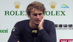 ATP - Shanghai 2019 - Alexander Zverev is still in the running for the London Masters : "It's a positive week"