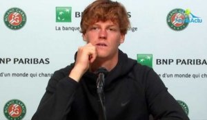 Roland-Garros 2020 - Jannick Sinner : "Jouer contre Rafa ici, à Roland-Garros mardi, ce n'est pas la tâche la plus aisée"