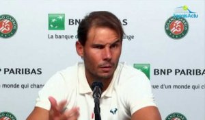 Roland-Garros 2020 - Rafael Nadal : "Je ne sais pas pourquoi ils ont décidé de mettre cinq matches sur le Chatrier dans la même journée"