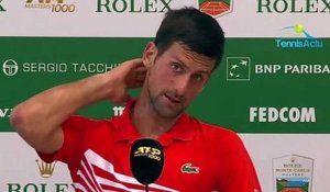 ATP - Rolex Monte-Carlo 2019 - Novak Djokovic : "Roland-Garros reste le but ultime !"