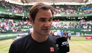 ATP - Halle 2019 - Roger Federer : "Play Pierre-Hugues Herbert, it will be a first and in semi-final to Halle"