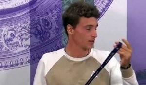 Wimbledon 2019 - When Ugo Humbert tries to answer the question in English : "It will be fun !"