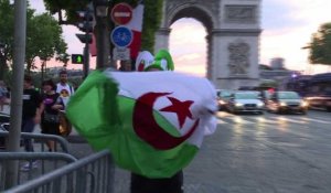 Football/CAN-2019: les fans de l'Algérie fêtent la qualification