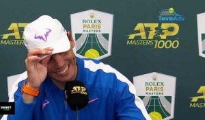 Rolex Paris Masters 2019 - Rafael Nadal : "I'm still scared when I'm here"