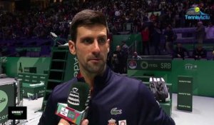 Coupe Davis 2019 - Novak Djokovic and Serbia in a quarter: "The mission is accomplished for our team"