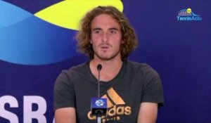 ATP Cup 2020 - Stefanos Tsitsipas smashes his racket and hurts his father: "He's fine"