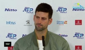 Masters de Londres 2019 - Novak Djokovic beaten by Roger Federer who is 6 years older than him : "It shows me that it is possible"