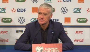 "Insuffisant" estime Deschamps après la difficile victoire contre la Moldavie