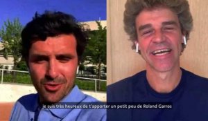 Roland-Garros avec Lacoste - Antoine Benneteau reçoit Gustavo Kuerten : "Je savais que j'allais le gagner"