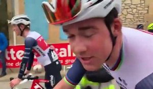 Étoile de Bessèges 2021 - Mads Pedersen a fini dans les barrières sur la 2e étape : "Luckily I didn't crash"