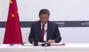 A Paris, Xi Jinping plaide avec Emmanuel Macron pour une "trêve olympique"