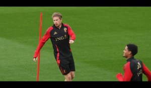 Diables rouges: Rudi Garcia préface Belgique - Macédoine du Nord