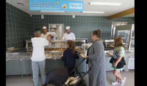 Inauguration du nouveau restaurant scolaire du collège Sévigné à Roubaix