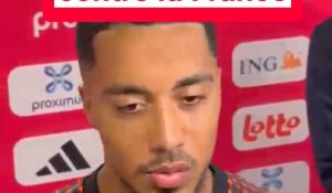 Le capitaine des Diables rouges, Youri Tielemans, garde la tête froide malgré la défaite contre l'équipe de France 