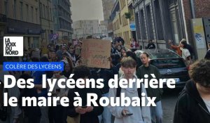 À Roubaix, des lycéens mobilisés et encadrés par le maire David Guiraud 