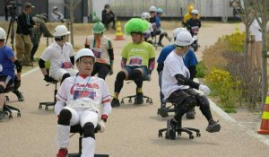 Japon: un grand prix... sur chaises de bureau