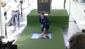 David Beckham inaugure son étoile à Hollywood
