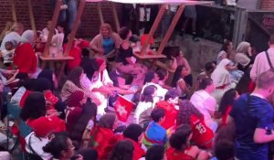 Match France Maroc depuis la fan zone installée à la Condition Publique à Roubaix