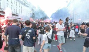 Paris exulte après la victoire du PSG en Ligue des champions