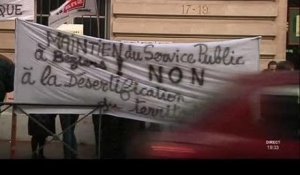 La Banque de France de Bézier en grève