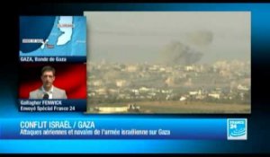 18/11/2012 Gallagher Fenwick, envoyé spécial de France 24 à Gaza