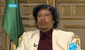 Kadhafi Extrait Entretien Exclusif FRANCE24