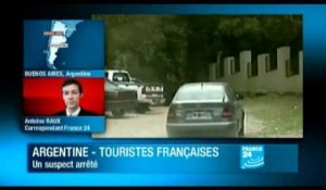 Argentine : Touristes françaises - un suspect arrêté