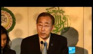 Ban Ki moon demande à la communauté internationale de parler d'une seule voix