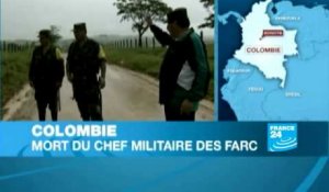 COLOMBIE - L'armée diffuse des photos du cadavre du chef militaire des Farc