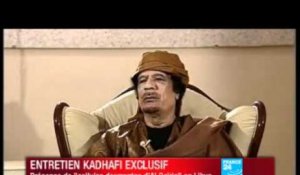 Interview exclusive de Mouammar Kadhafi sur FRANCE 24