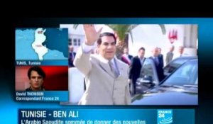 Tunis demande à l'Arabie saoudite l'extradition du président déchu Ben Ali