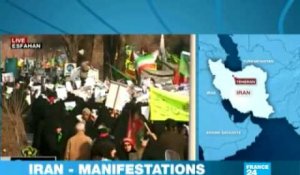 Des milliers d'iraniens dans la rue pour soutenir le régime
