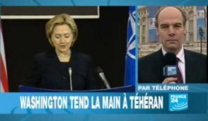 Washington tend la main à Téhéran