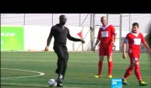 Football : Lilian Thuram inaugure le nouveau stade international palestinien