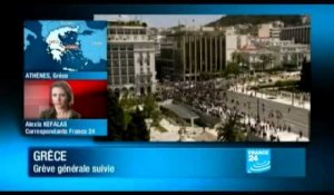 Grèce : Greve générale suivie dans l'ensemble du pays
