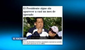 Chavez, un mois de rumeurs et d'incertitudes