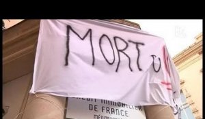 Les salariés du CIF affichent leur mécontentement (Montpellier)