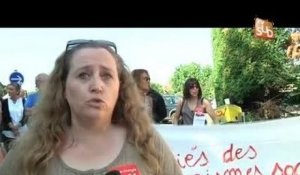Les salariés des organismes sociaux en colère (Montpellier )