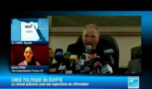Egypte : les juges refusent de superviser le référendum