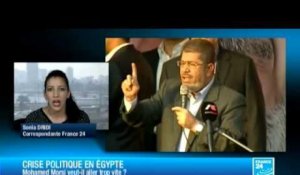 Mohamed Morsi veut-il aller trop vite ?