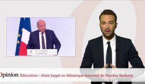 Éducation : Alain Juppé se démarque (encore) de Nicolas Sarkozy