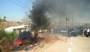 Heurts entre la police israélienne et des colons en Cisjordanie