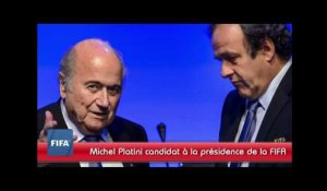 Michel Platini candidat à la présidence de la FIFA