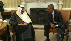 Obama et le roi d'Arabie Saoudite affichent leur entente