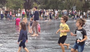 Le miroir d'eau inauguré