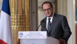 Syrie : François Hollande envisage des frappes aériennes contre l'EI