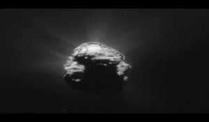 La comète Tchouri au plus près du Soleil à travers nos télés, en 42 secondes