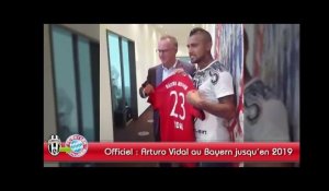 Arturo Vidal au Bayern Munich, officiel
